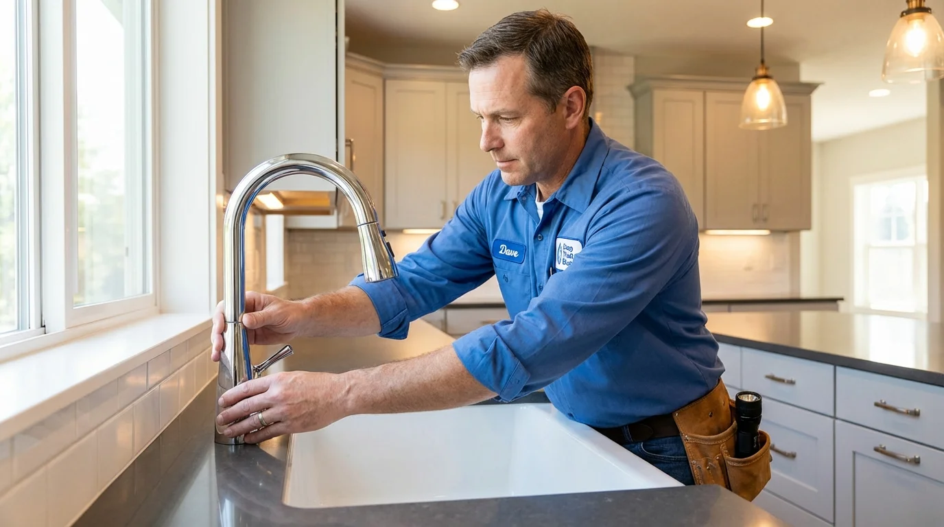 Kitchen faucet installation by Johns Plumbing LLC in Sierra Madre