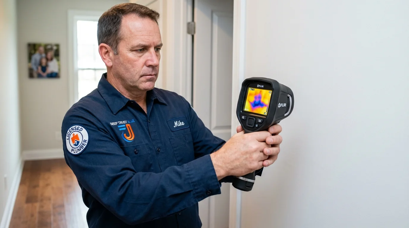 Thermal imaging leak detection by Johns Plumbing LLC in Sierra Madre